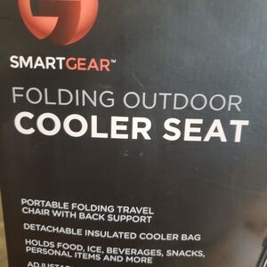 SMARTGEAR Folding Outdoor Cooler Seat - Black